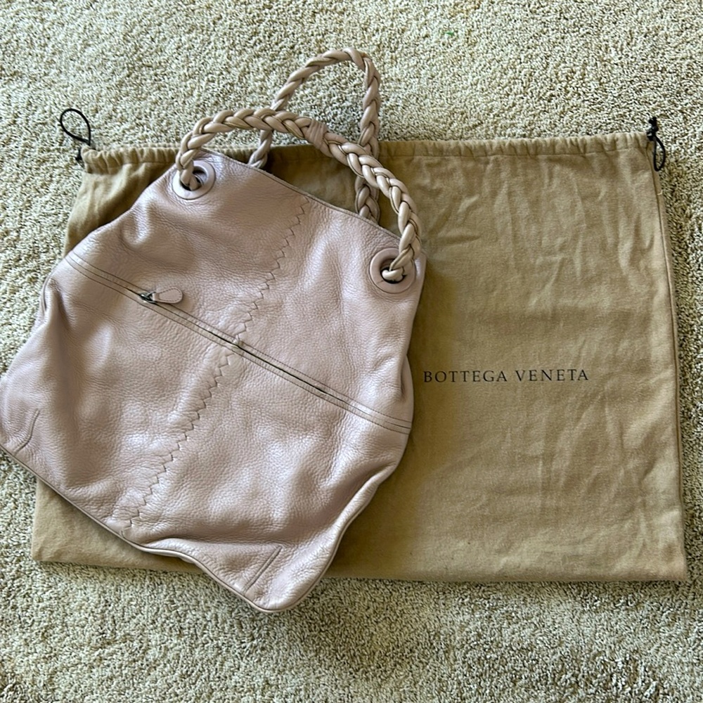 Bottega Veneta lamb leather *smoke pink